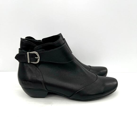 Taos Shoes - Taos Women’s Leather Comfort Ankle Booties Buckle Zip Boots Shoes